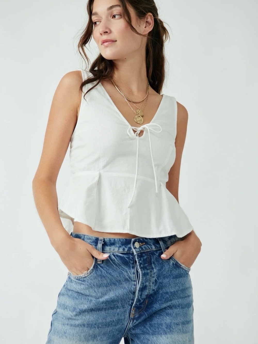 Free People Optic White Mika Tank
small